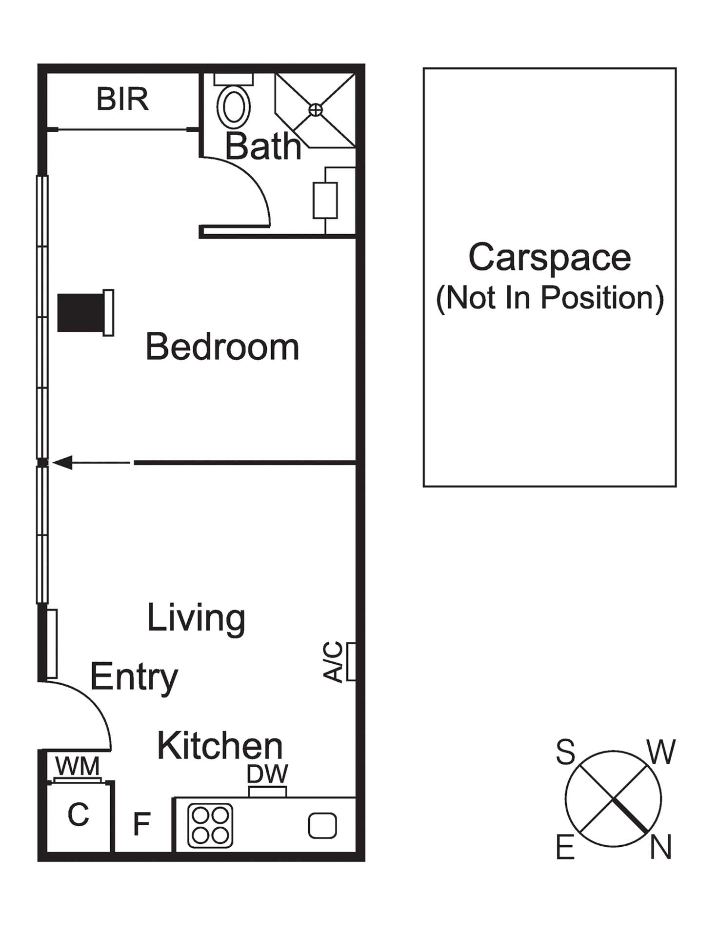 Floorplan of Homely apartment listing, 1/33 Johnston Street, Port Melbourne VIC 3207