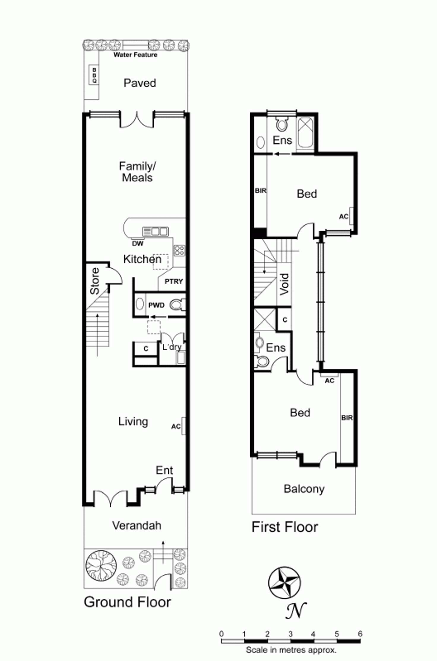 Floorplan of Homely townhouse listing, 4 Packington Place, Prahran VIC 3181