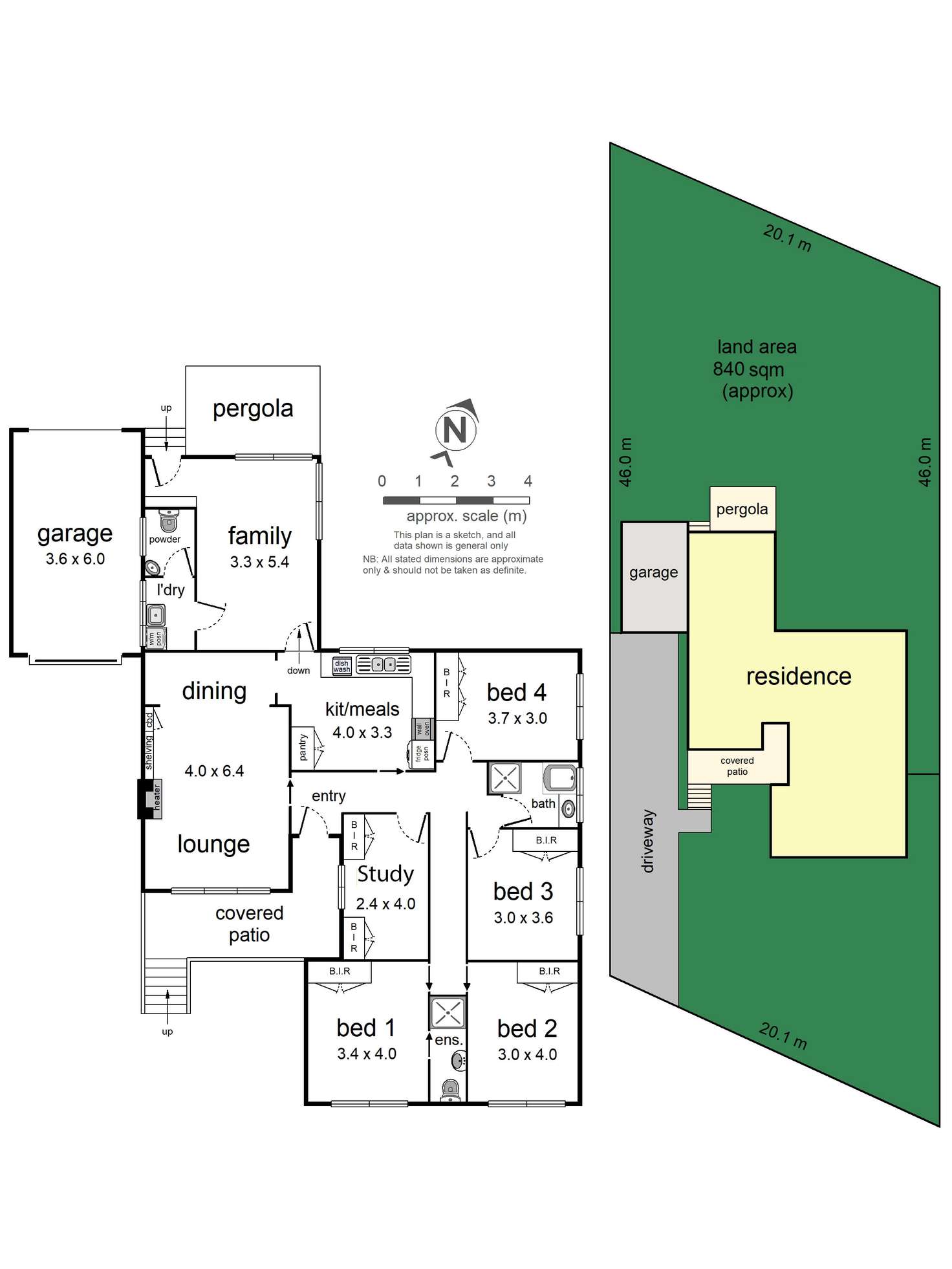 Floorplan of Homely house listing, 4 Belle Vue Avenue, Ringwood VIC 3134
