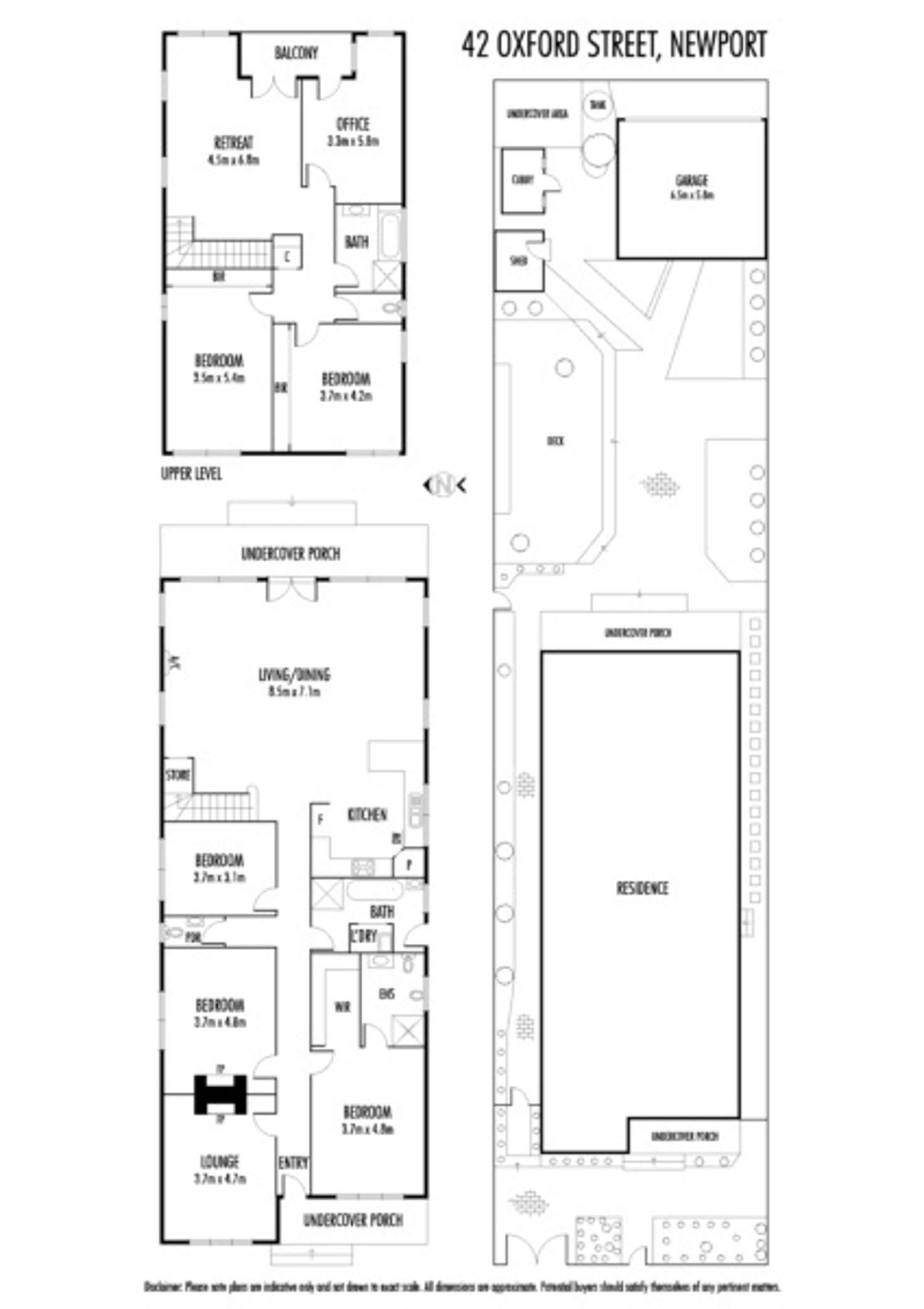 Floorplan of Homely house listing, 42 Oxford Street, Newport VIC 3015