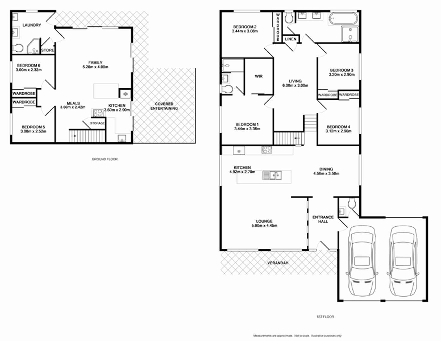 Floorplan of Homely house listing, 8 Martens Place, Abbotsbury NSW 2176
