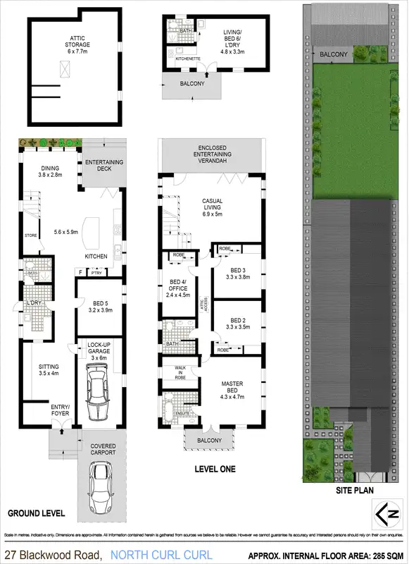 Floorplan of Homely house listing, 27 Blackwood Road, North Curl Curl NSW 2099