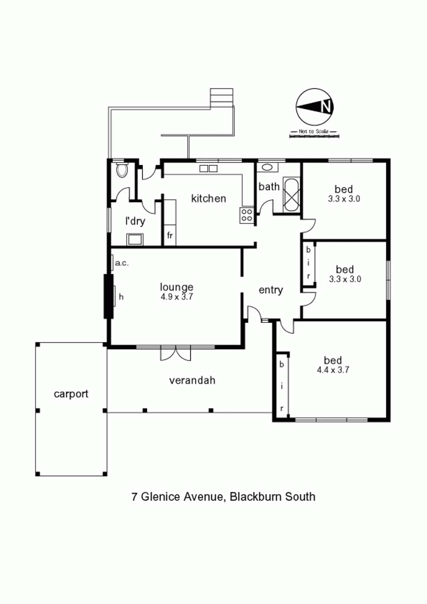 Floorplan of Homely house listing, 7 Glenice Avenue, Blackburn South VIC 3130