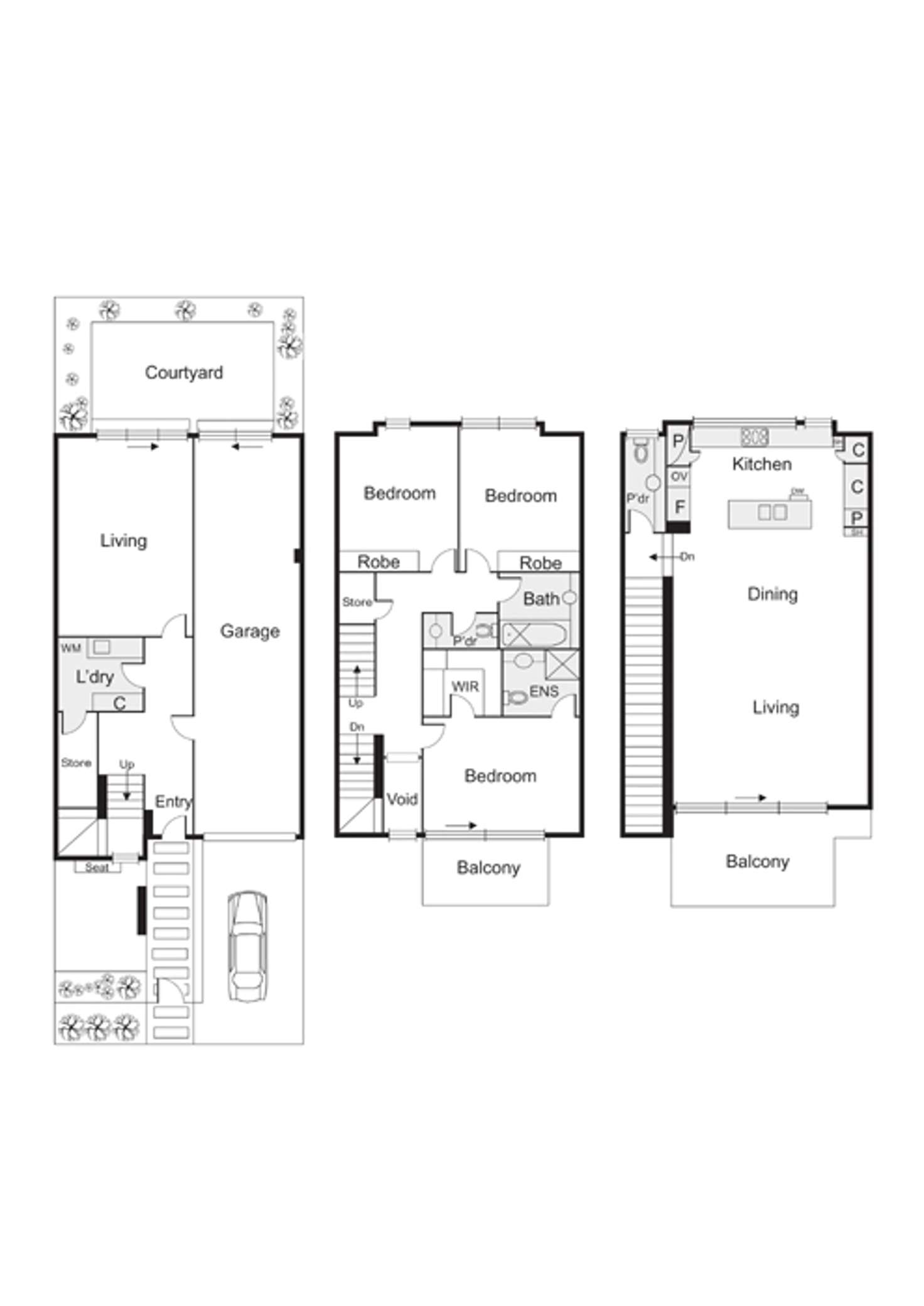 Floorplan of Homely house listing, 34 Selwyn Avenue, Elwood VIC 3184