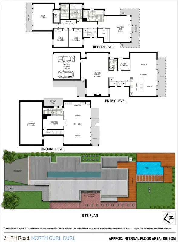 Floorplan of Homely house listing, 31 Pitt Road, North Curl Curl NSW 2099