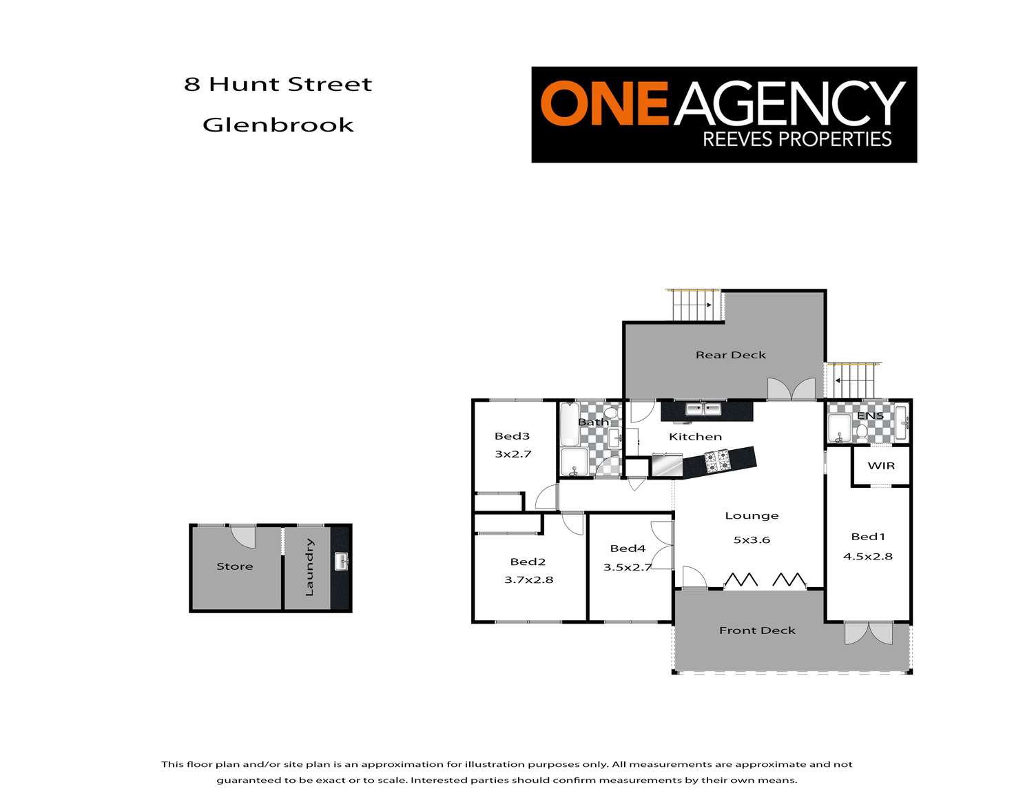 Floorplan of Homely house listing, 8 Hunt Street, Glenbrook NSW 2773