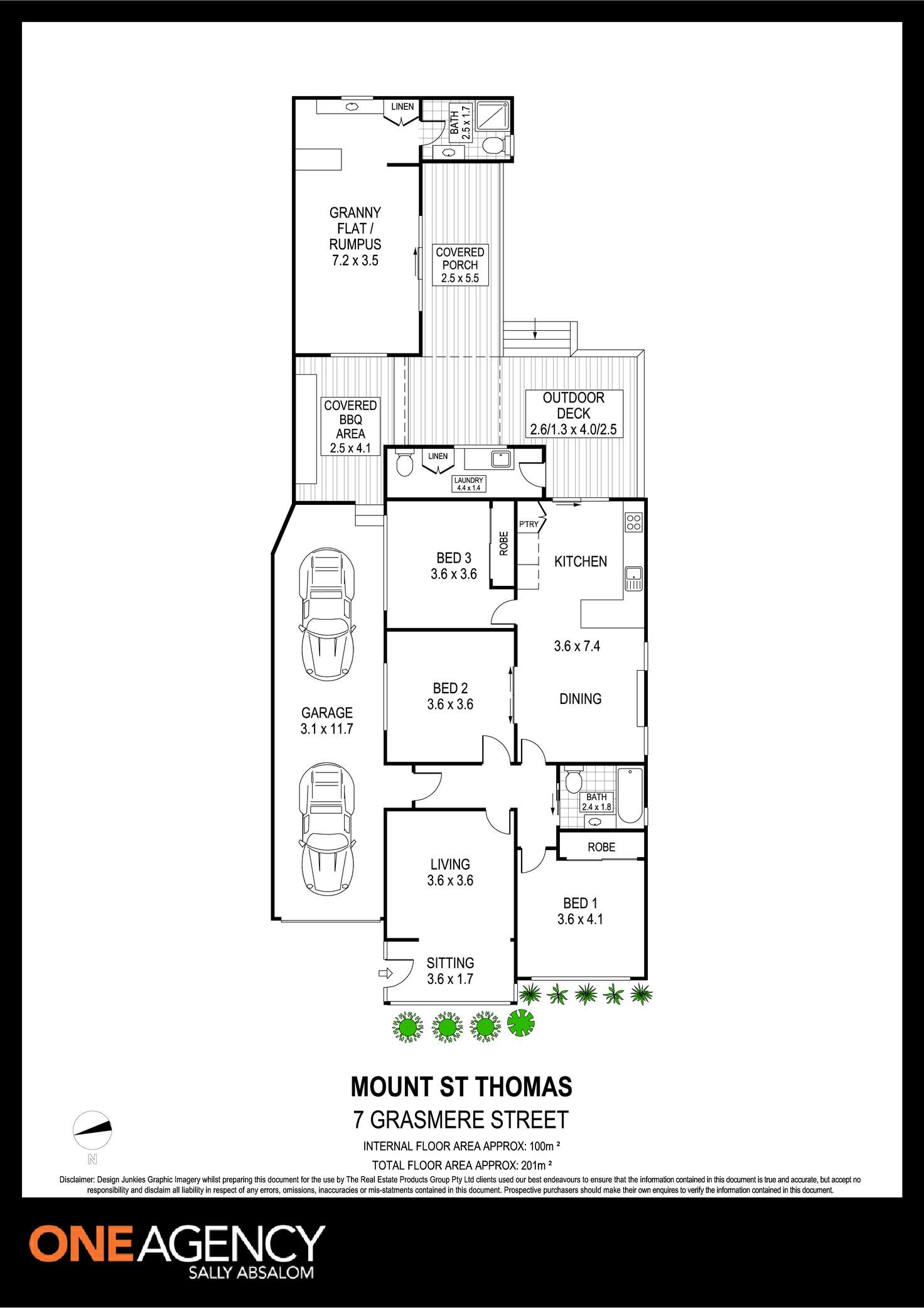 Floorplan of Homely house listing, 7 Grasmere Street, Mount Saint Thomas NSW 2500