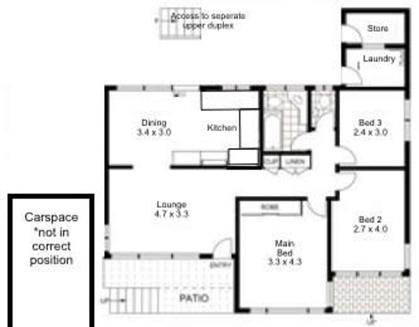 Floorplan of Homely house listing, Lower/21 Derna Crescent, Allambie Heights NSW 2100