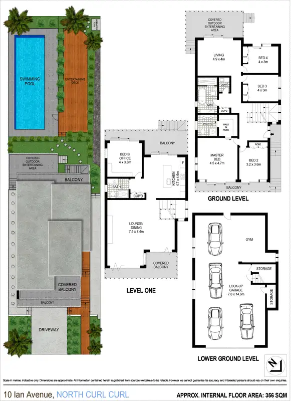 Floorplan of Homely house listing, 10 Ian Avenue, North Curl Curl NSW 2099