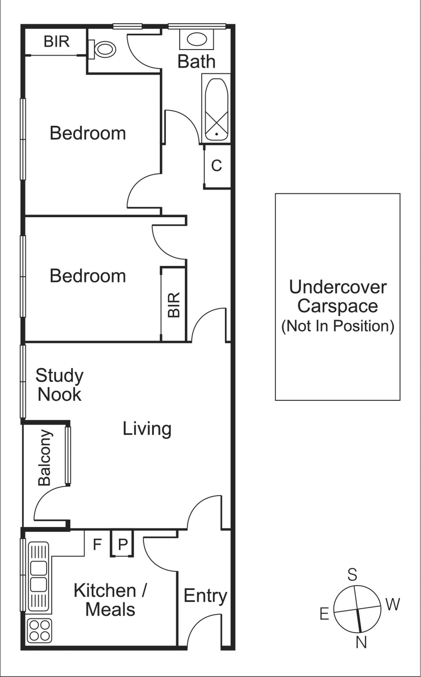 Floorplan of Homely apartment listing, 3/7 Huntly Street, Glen Huntly VIC 3163