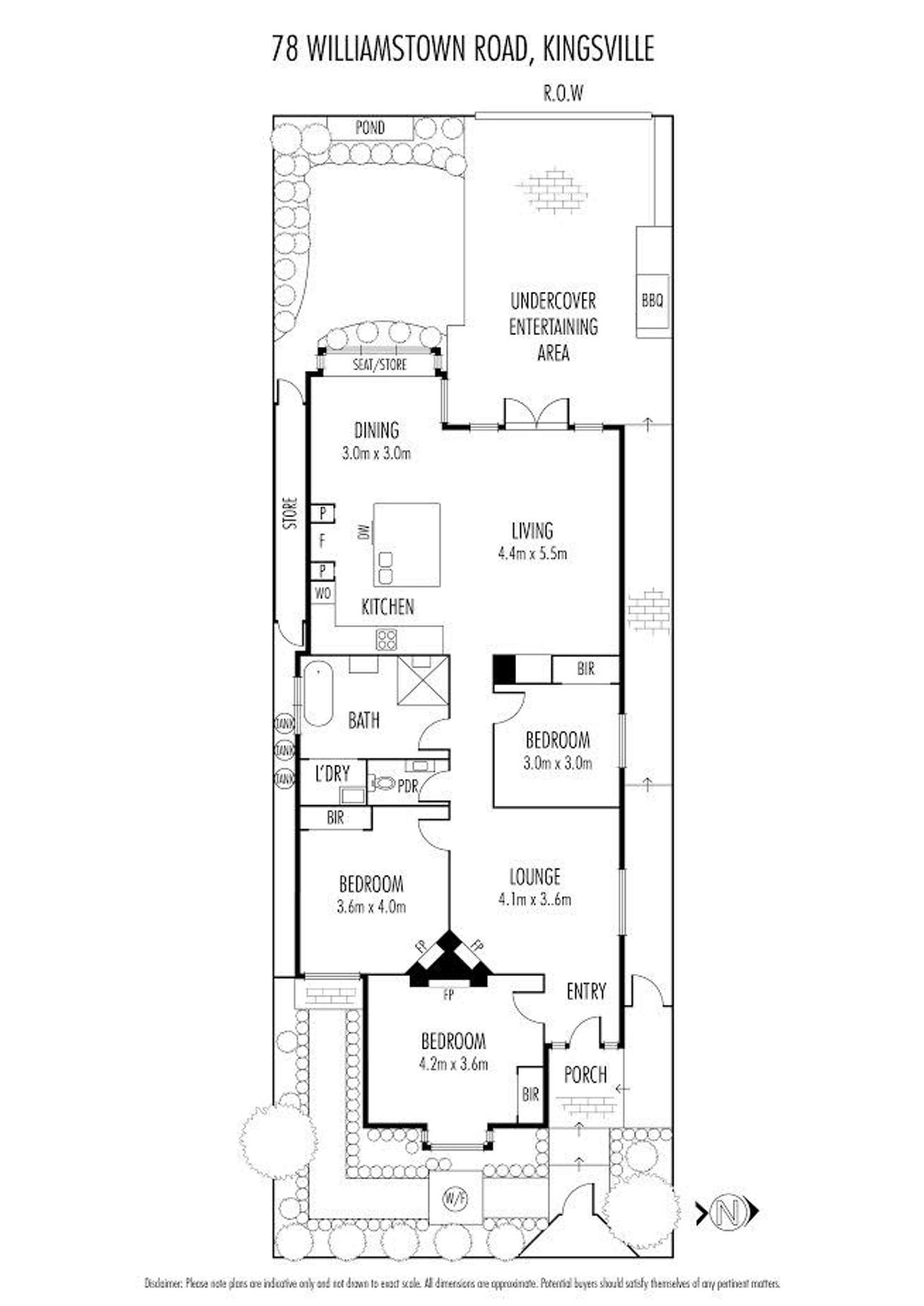 Floorplan of Homely house listing, 78 Williamstown Road, Kingsville VIC 3012