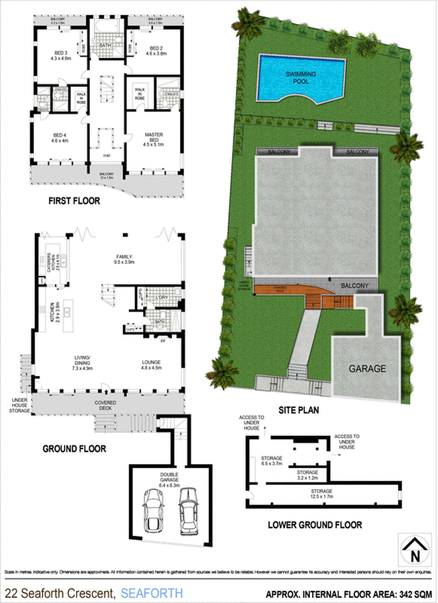 Floorplan of Homely house listing, 22 Seaforth Crescent, Seaforth NSW 2092