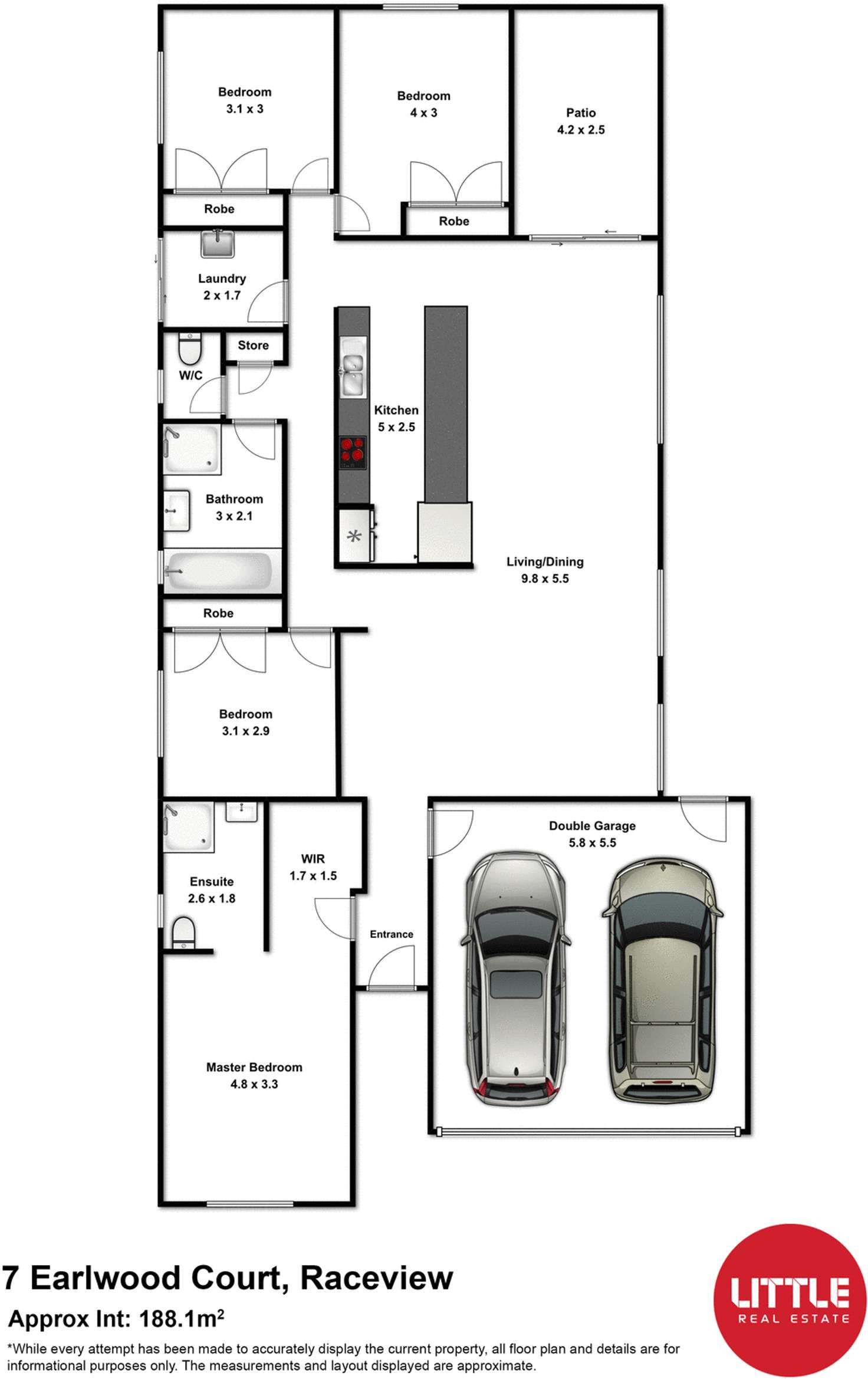 Floorplan of Homely house listing, 7 Earlwood Court, Raceview QLD 4305