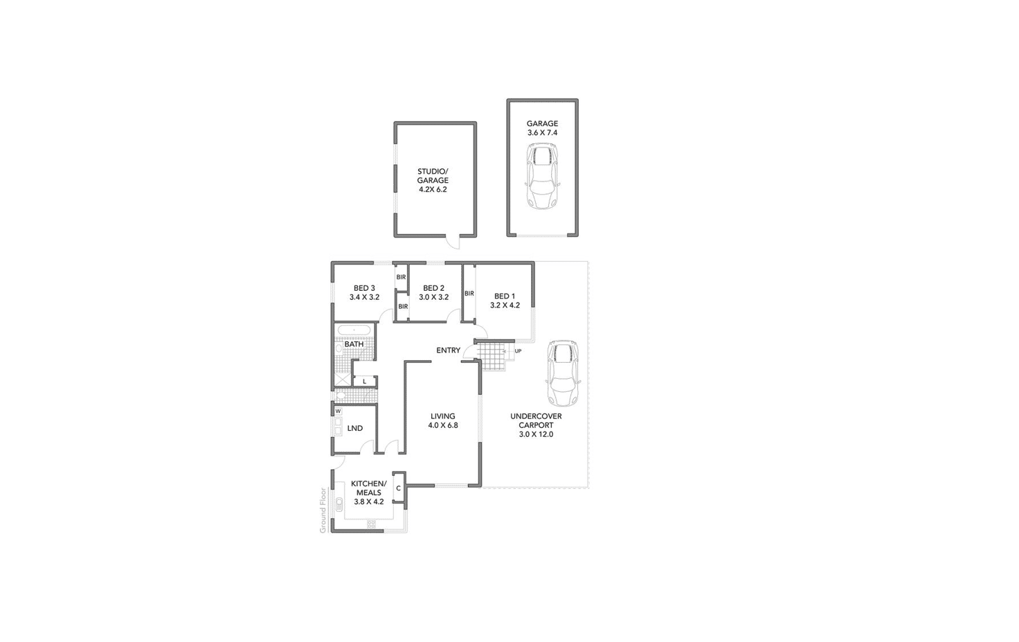 Floorplan of Homely house listing, 5 Reserve Court, Glenroy VIC 3046