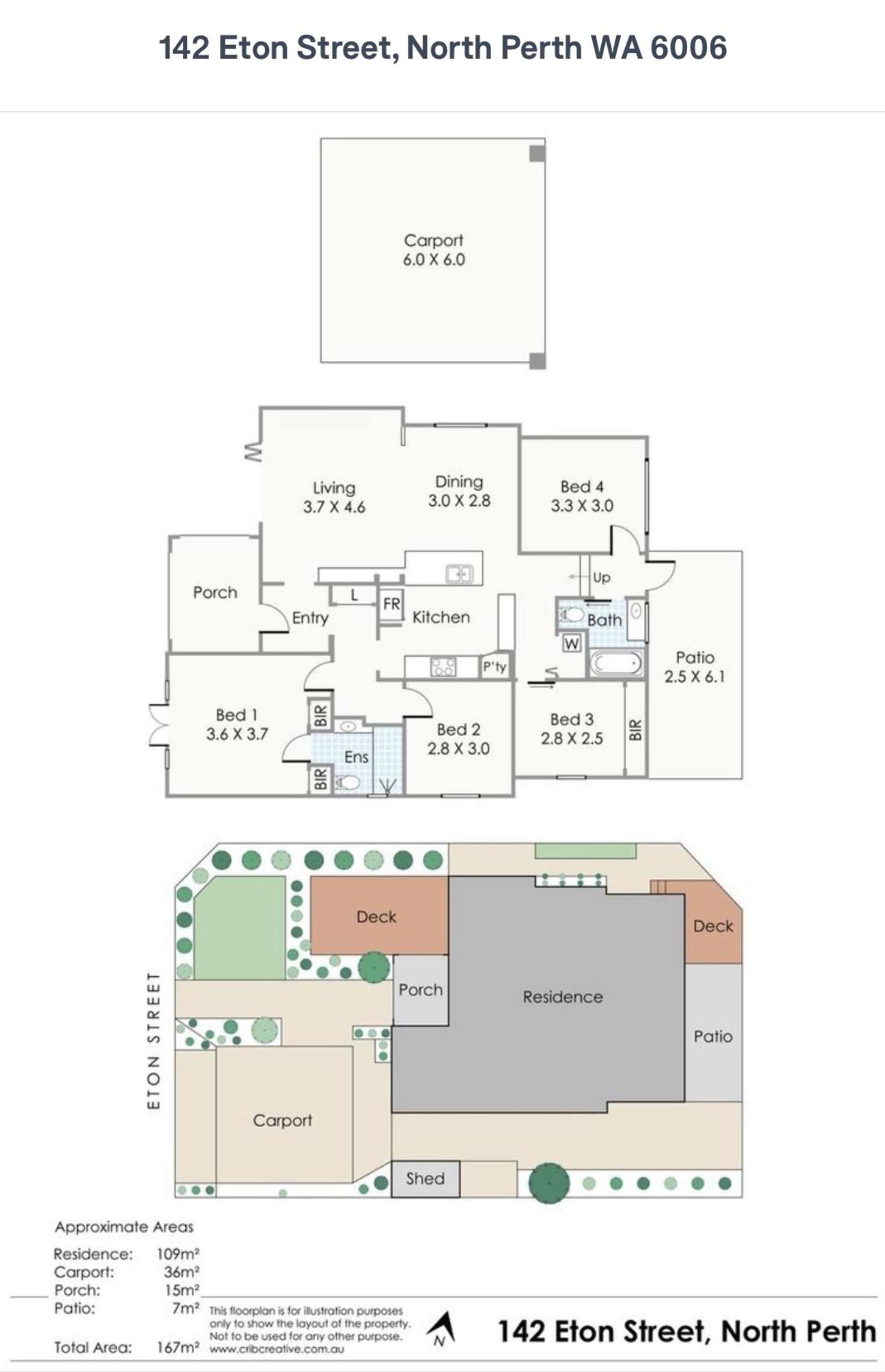 Floorplan of Homely house listing, 142 Eton Street, North Perth WA 6006