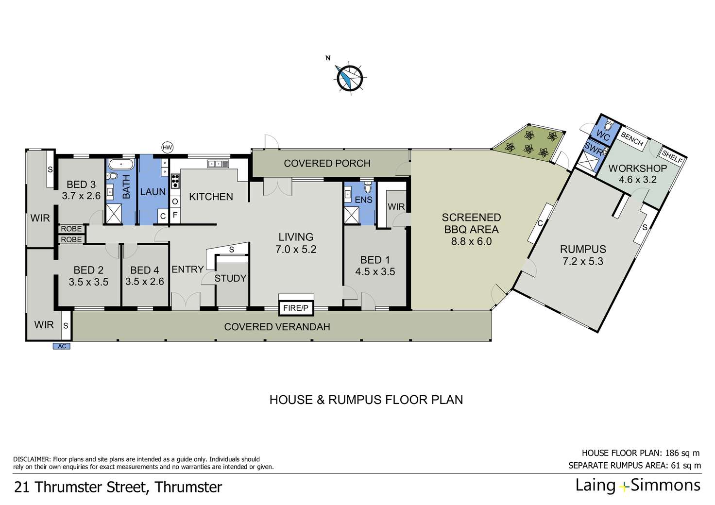 Floorplan of Homely house listing, 21 Thrumster Street, Thrumster NSW 2444