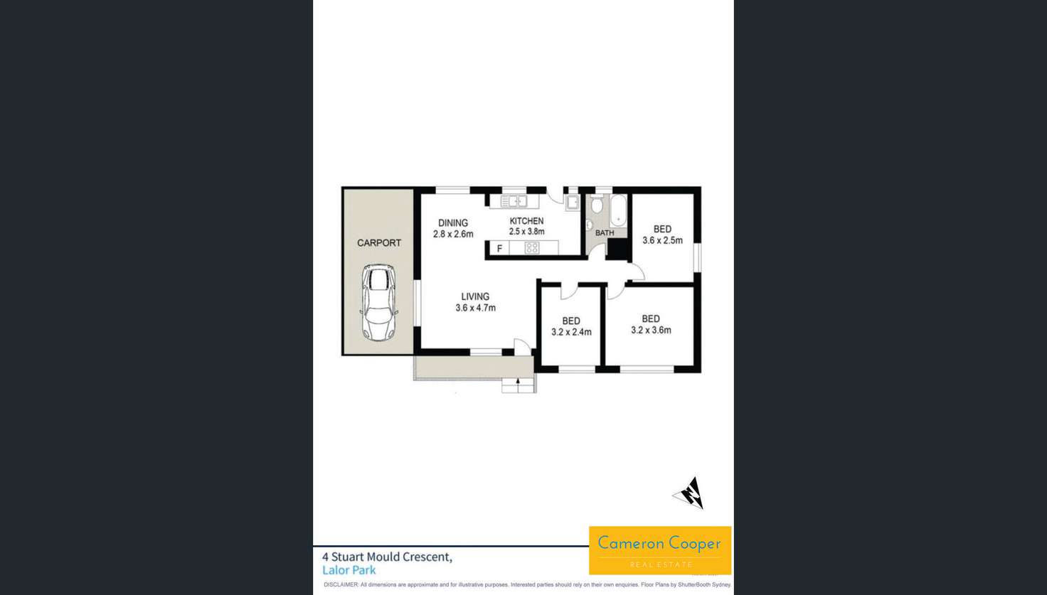 Floorplan of Homely house listing, 4 Stuart Mould Cres, Lalor Park NSW 2147