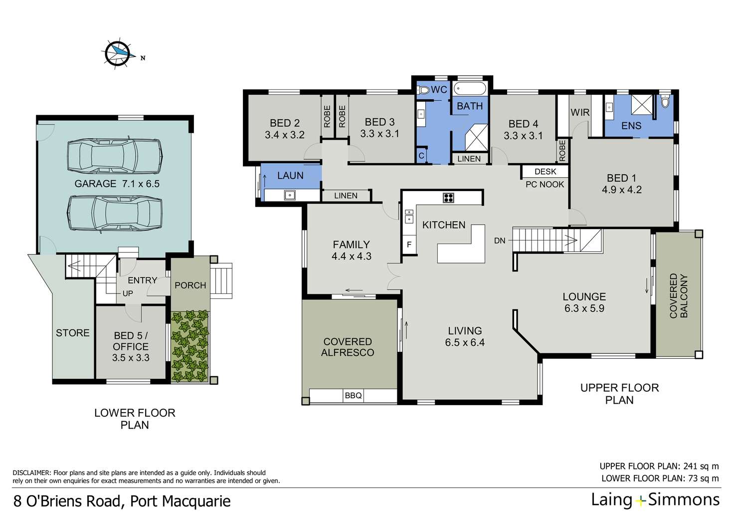 Floorplan of Homely house listing, 8 O'Briens Road, Port Macquarie NSW 2444