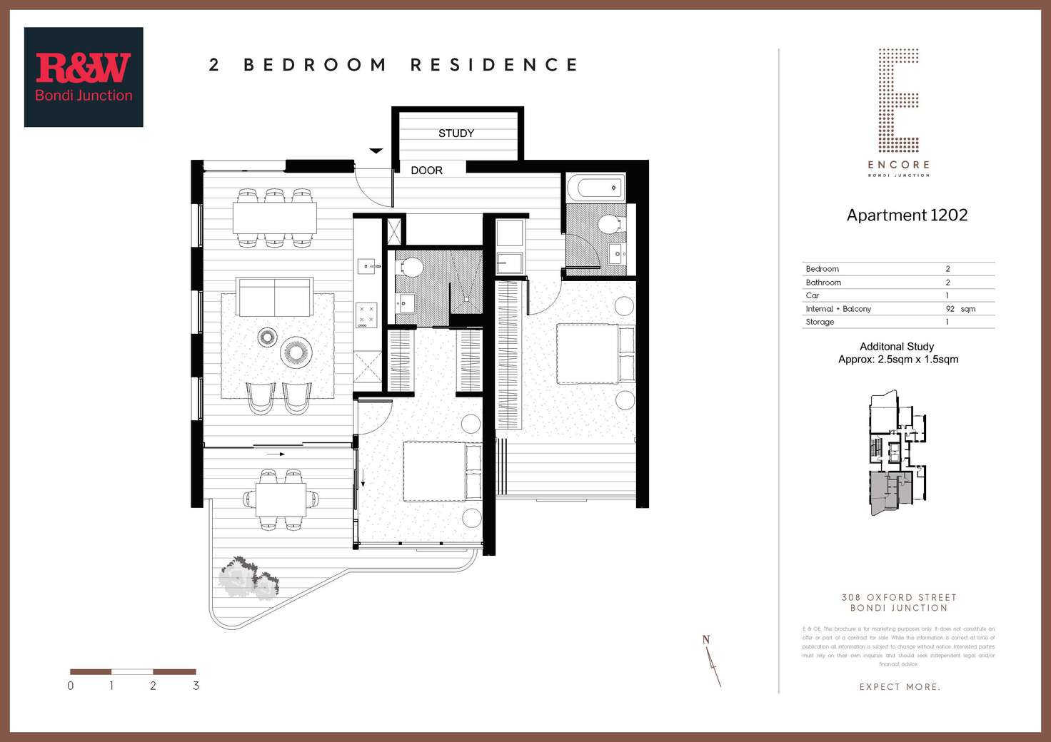Floorplan of Homely apartment listing, 35/304-308 Oxford Street, Bondi Junction NSW 2022
