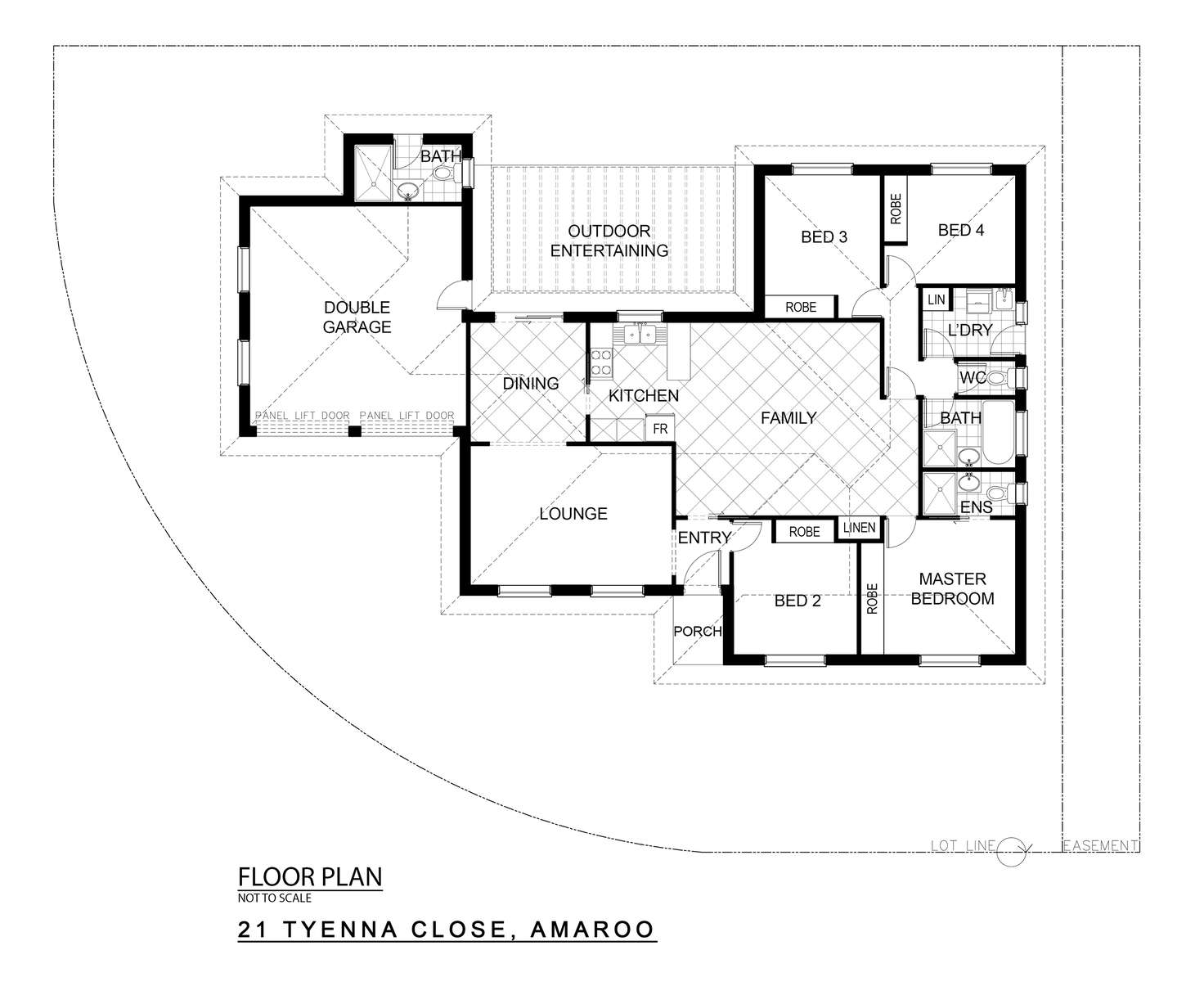 Floorplan of Homely house listing, 21 Tyenna Close, Amaroo ACT 2914