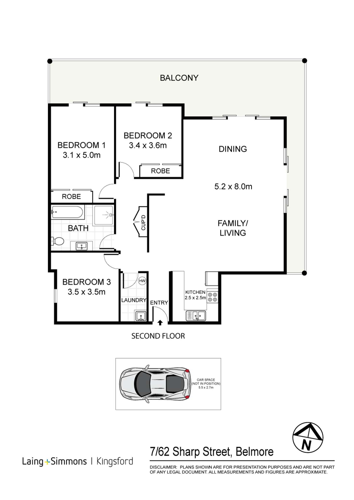 Floorplan of Homely unit listing, 7/62-68 Sharp Street, Belmore NSW 2192