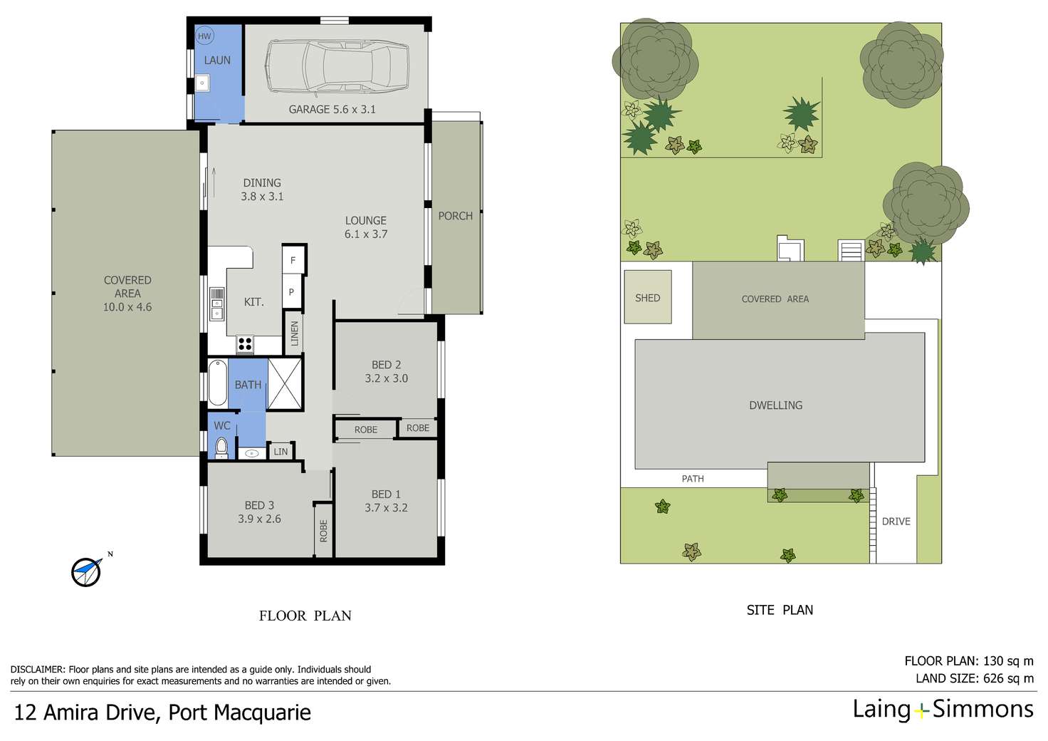 Floorplan of Homely house listing, 12 Amira Drive, Port Macquarie NSW 2444