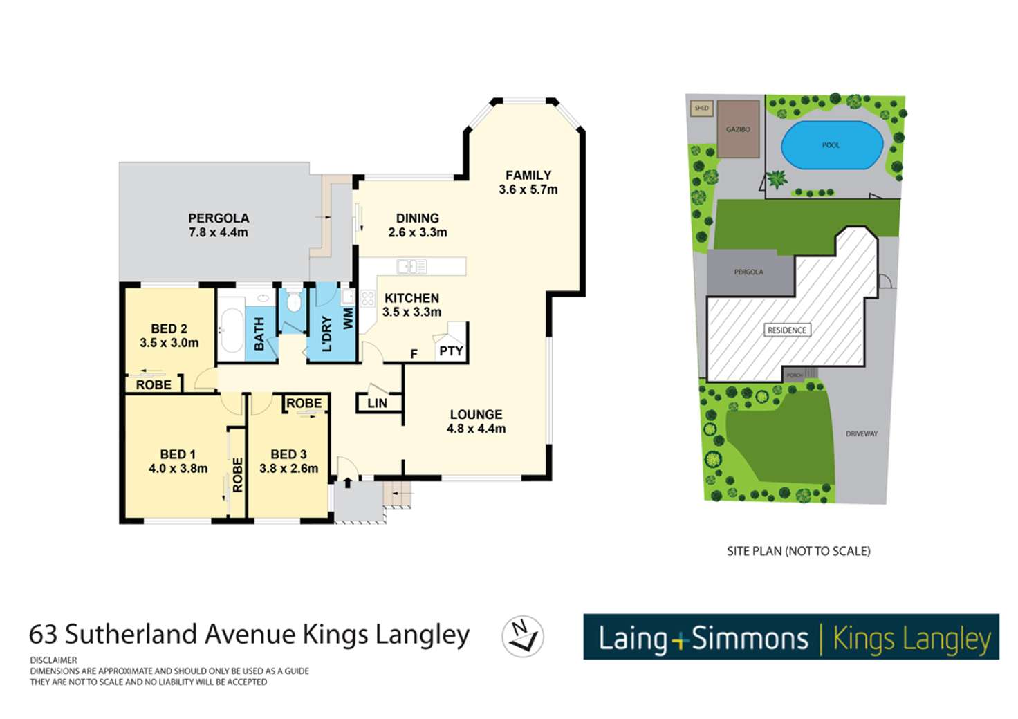 Floorplan of Homely house listing, 63 Sutherland Avenue, Kings Langley NSW 2147