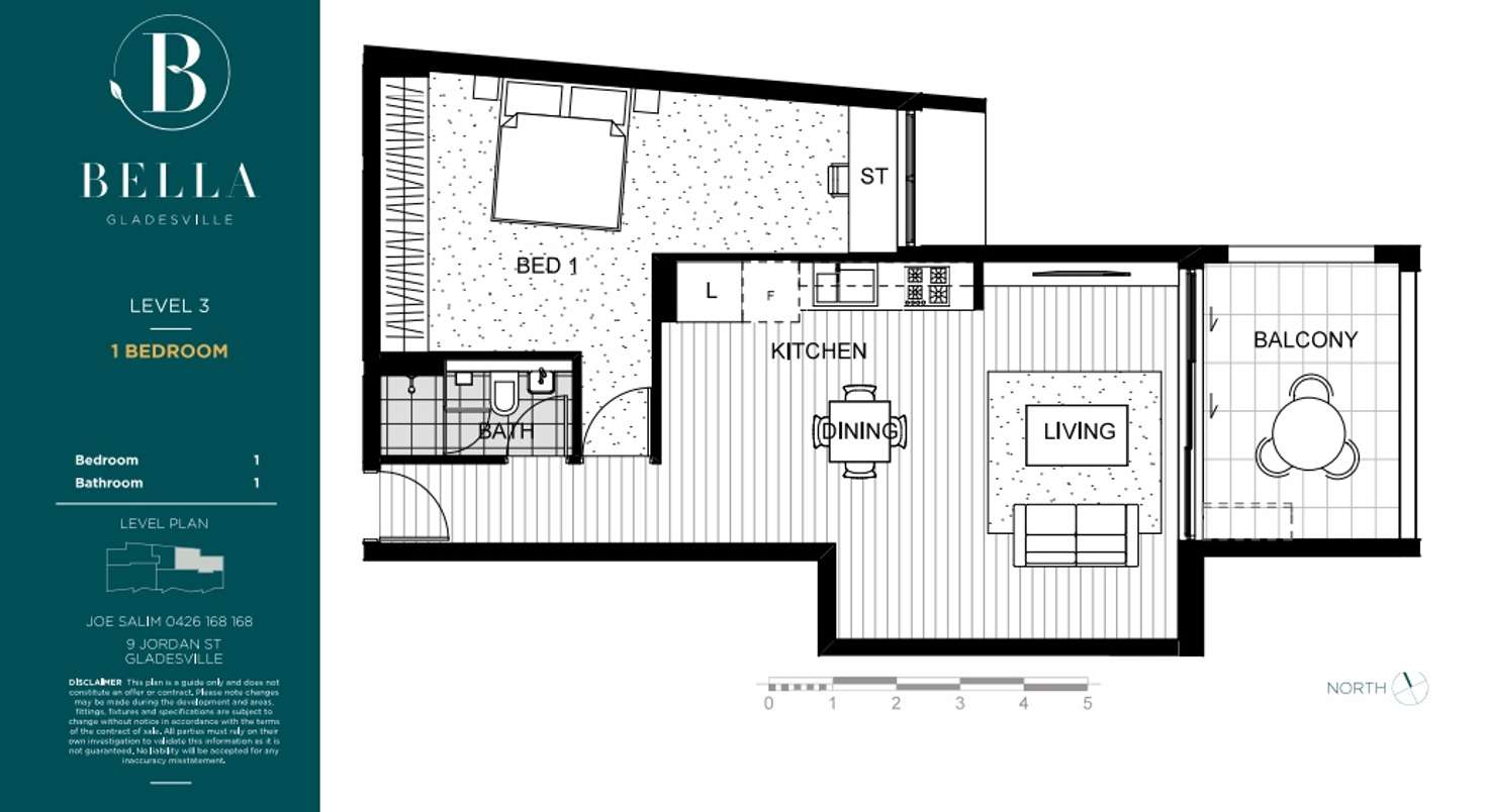 Floorplan of Homely apartment listing, 15/9 Jordan Street, Gladesville NSW 2111