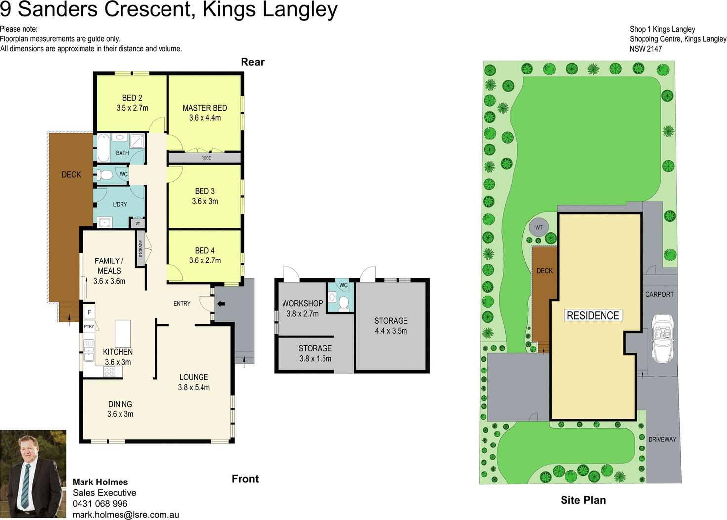 Floorplan of Homely house listing, 9 Sanders Crescent, Kings Langley NSW 2147