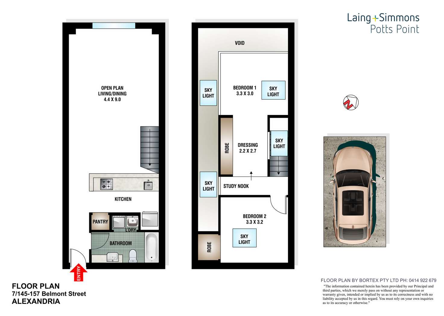 Floorplan of Homely apartment listing, 7/145-157 Belmont Street, Alexandria NSW 2015