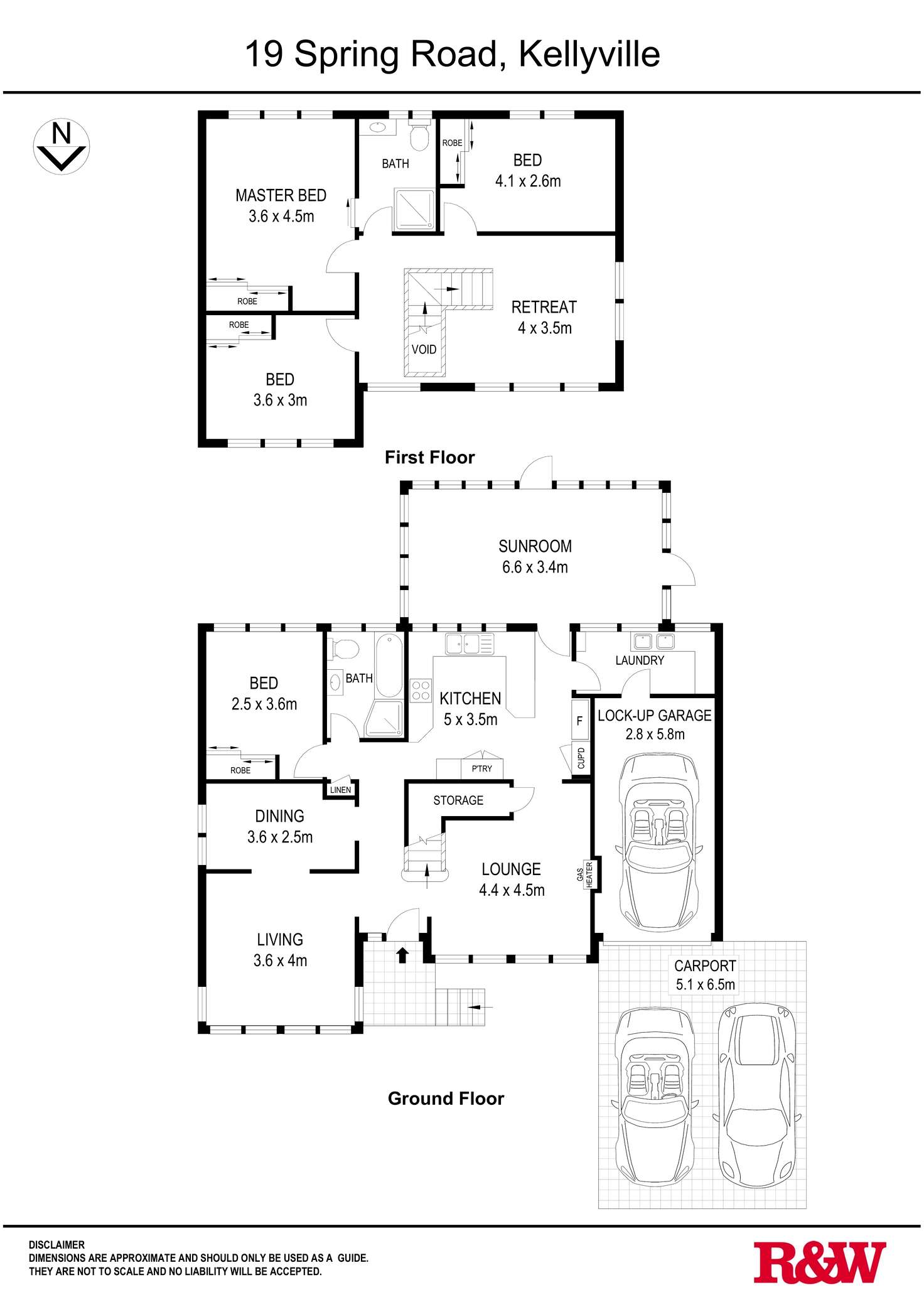 Floorplan of Homely house listing, 19 Spring Road, Kellyville NSW 2155