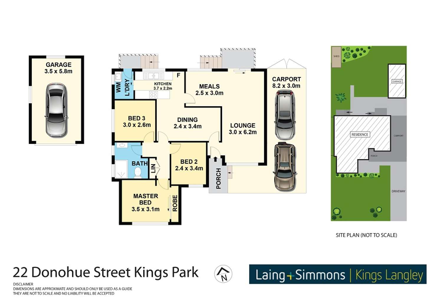 Floorplan of Homely house listing, 22 Donohue Street, Kings Park NSW 2148