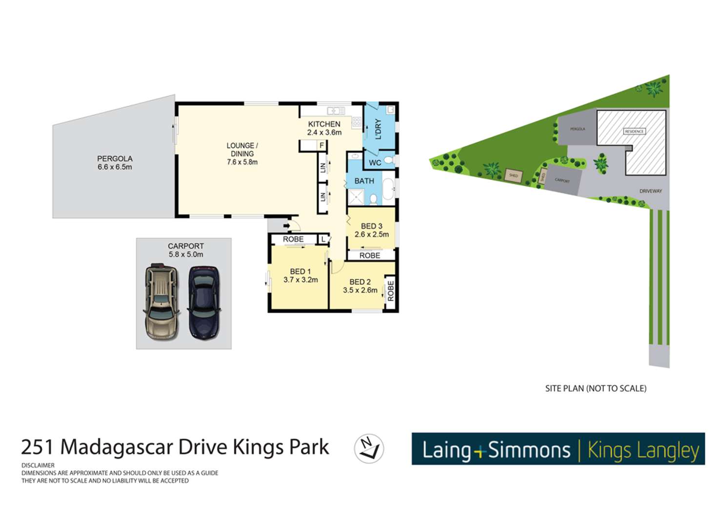 Floorplan of Homely house listing, 251 Madagascar Drive, Kings Park NSW 2148