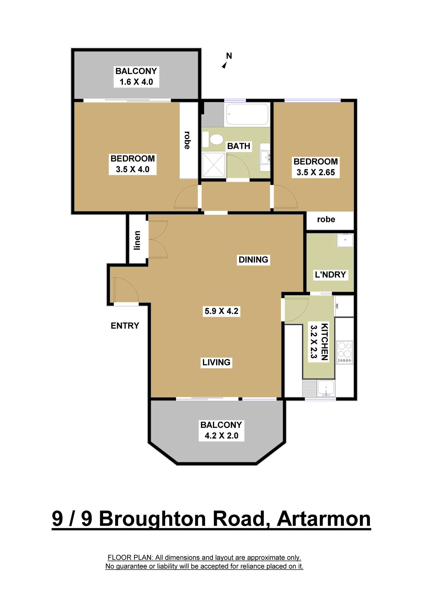 Floorplan of Homely unit listing, 9/9 Broughton Road, Artarmon NSW 2064