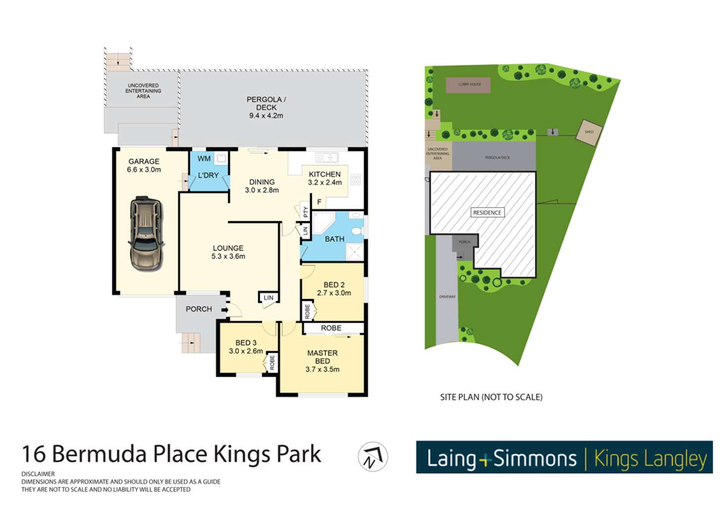 Floorplan of Homely house listing, 16 Bermuda Place, Kings Park NSW 2148