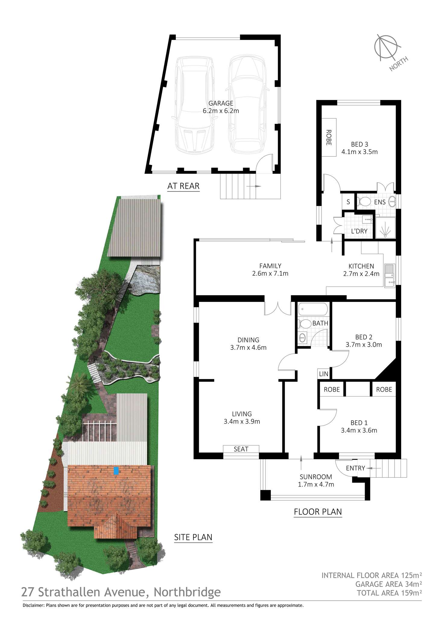 Floorplan of Homely house listing, 27 Strathallen Avenue, Northbridge NSW 2063