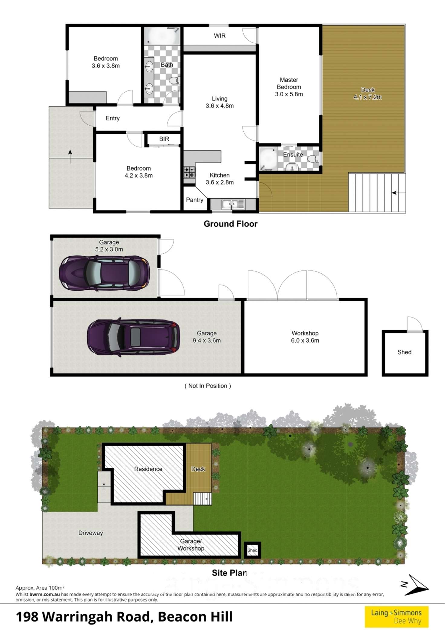 Floorplan of Homely house listing, 198 Warringah Road, Beacon Hill NSW 2100