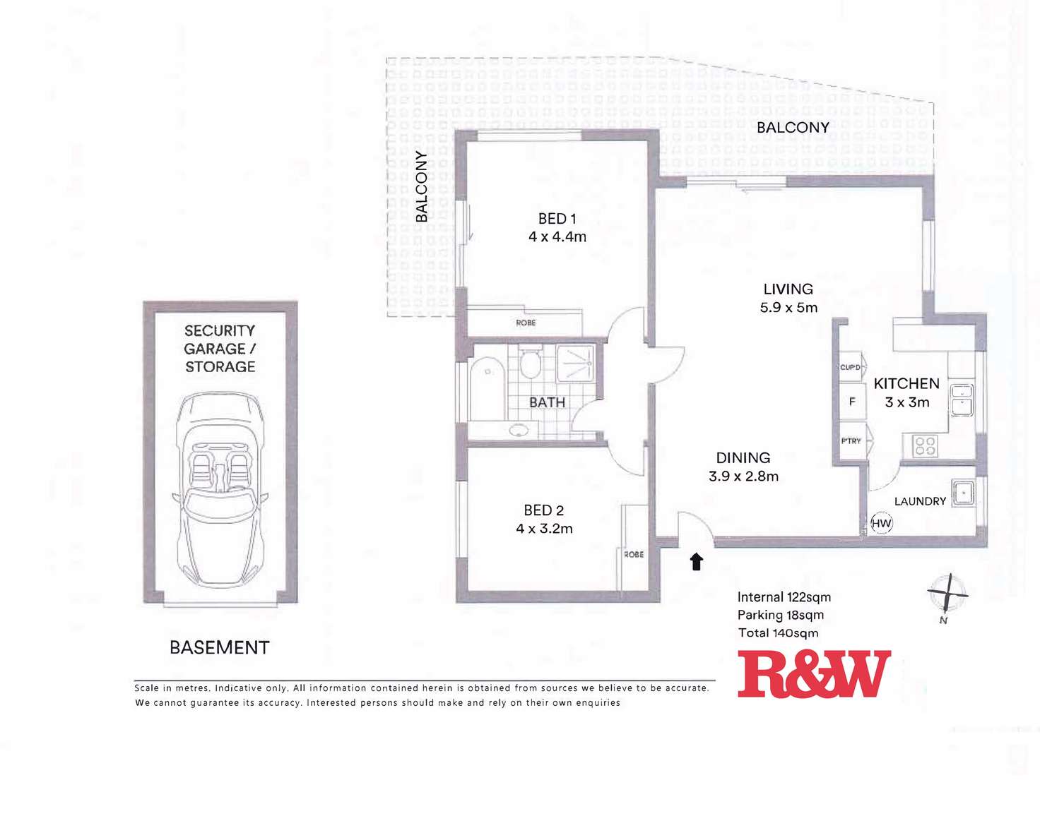 Floorplan of Homely apartment listing, 18/21 Church Street, Chatswood NSW 2067