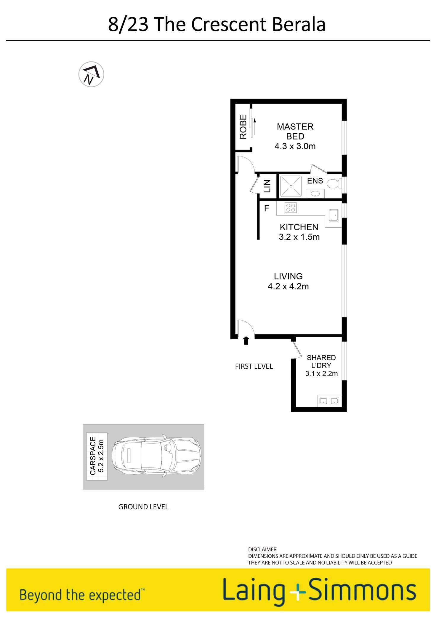 Floorplan of Homely unit listing, 8/23 The Crescent, Berala NSW 2141
