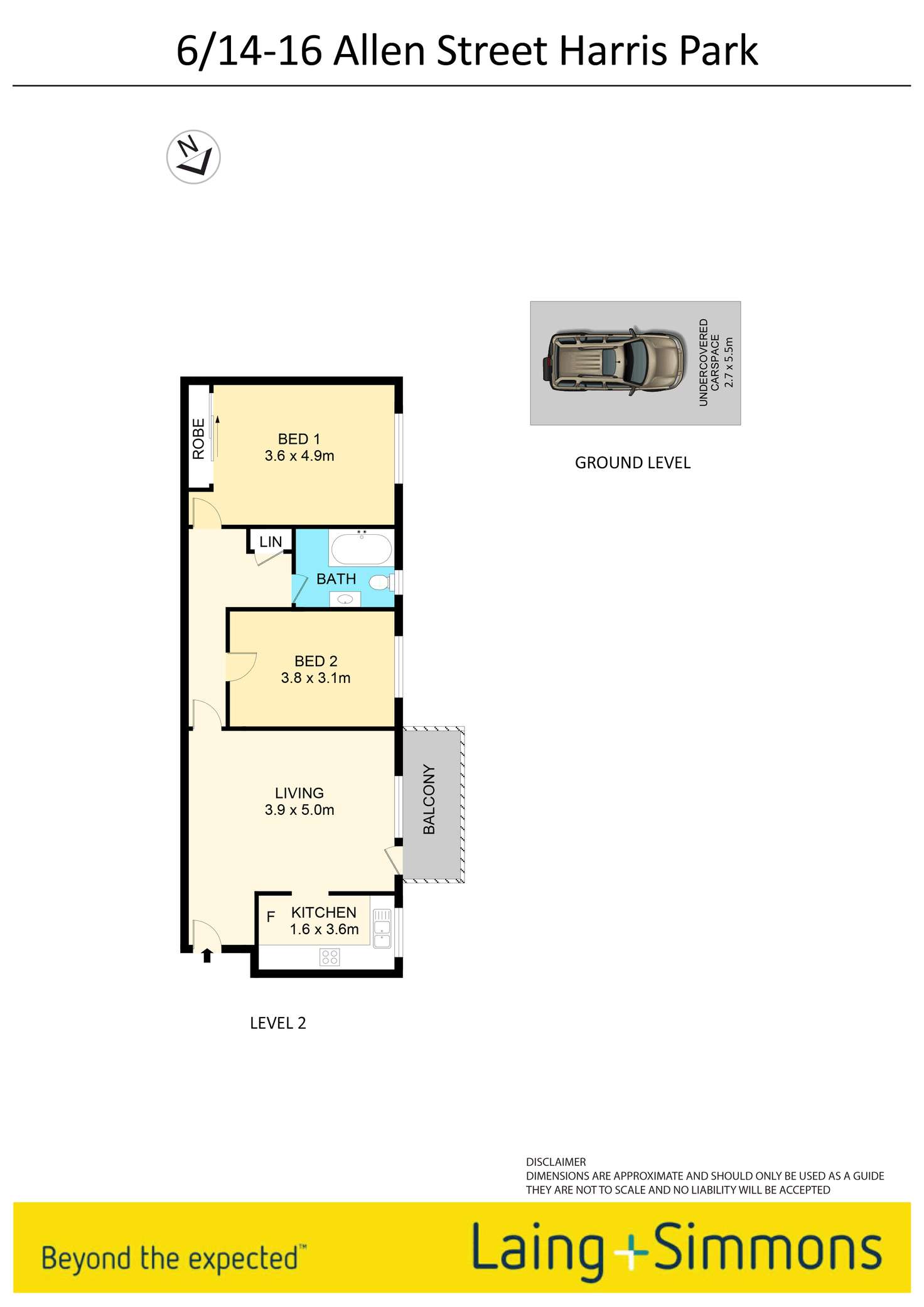 Floorplan of Homely unit listing, 6/14-16 Allen Street, Harris Park NSW 2150