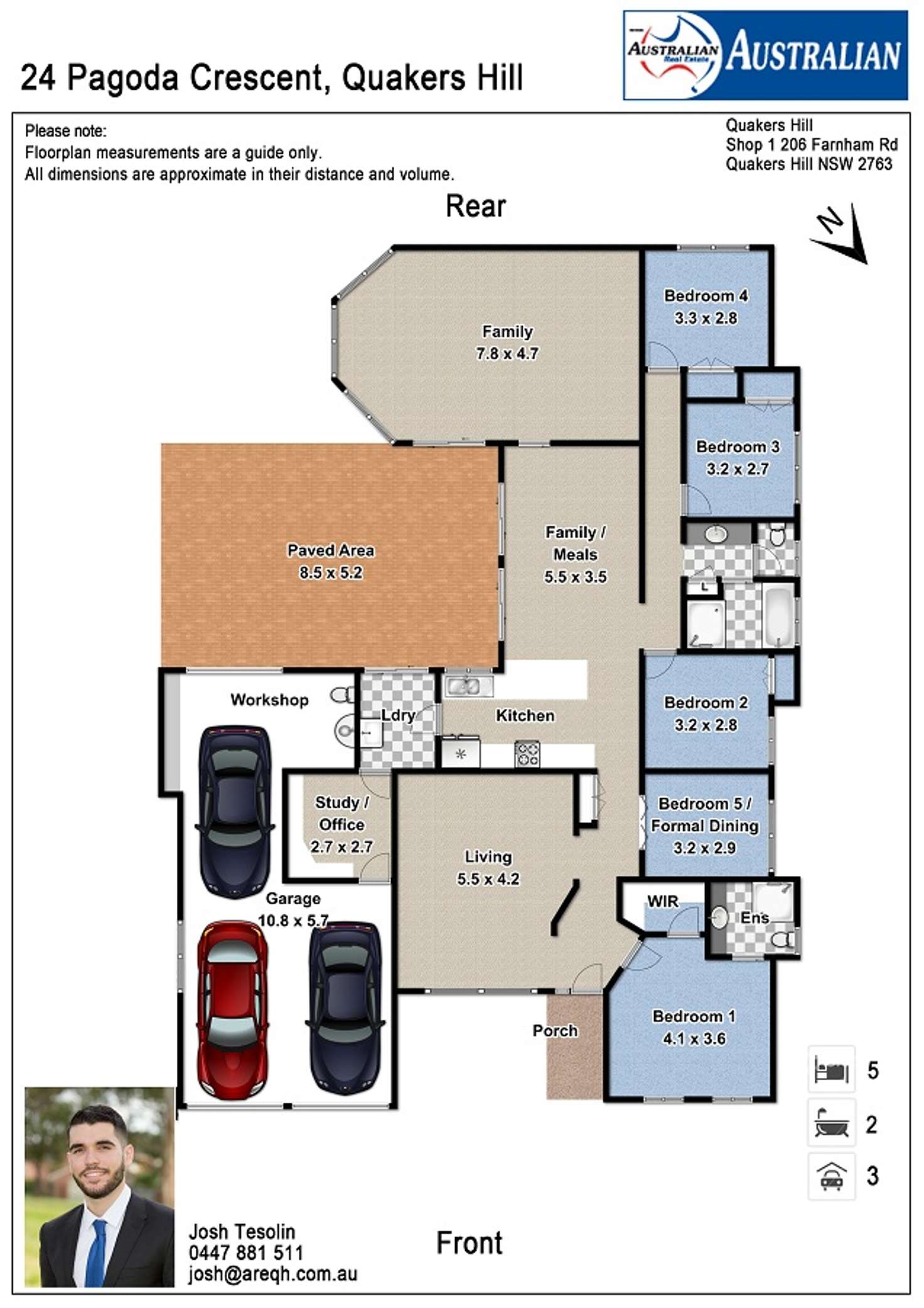 Floorplan of Homely house listing, 24 Pagoda Crescent, Quakers Hill NSW 2763