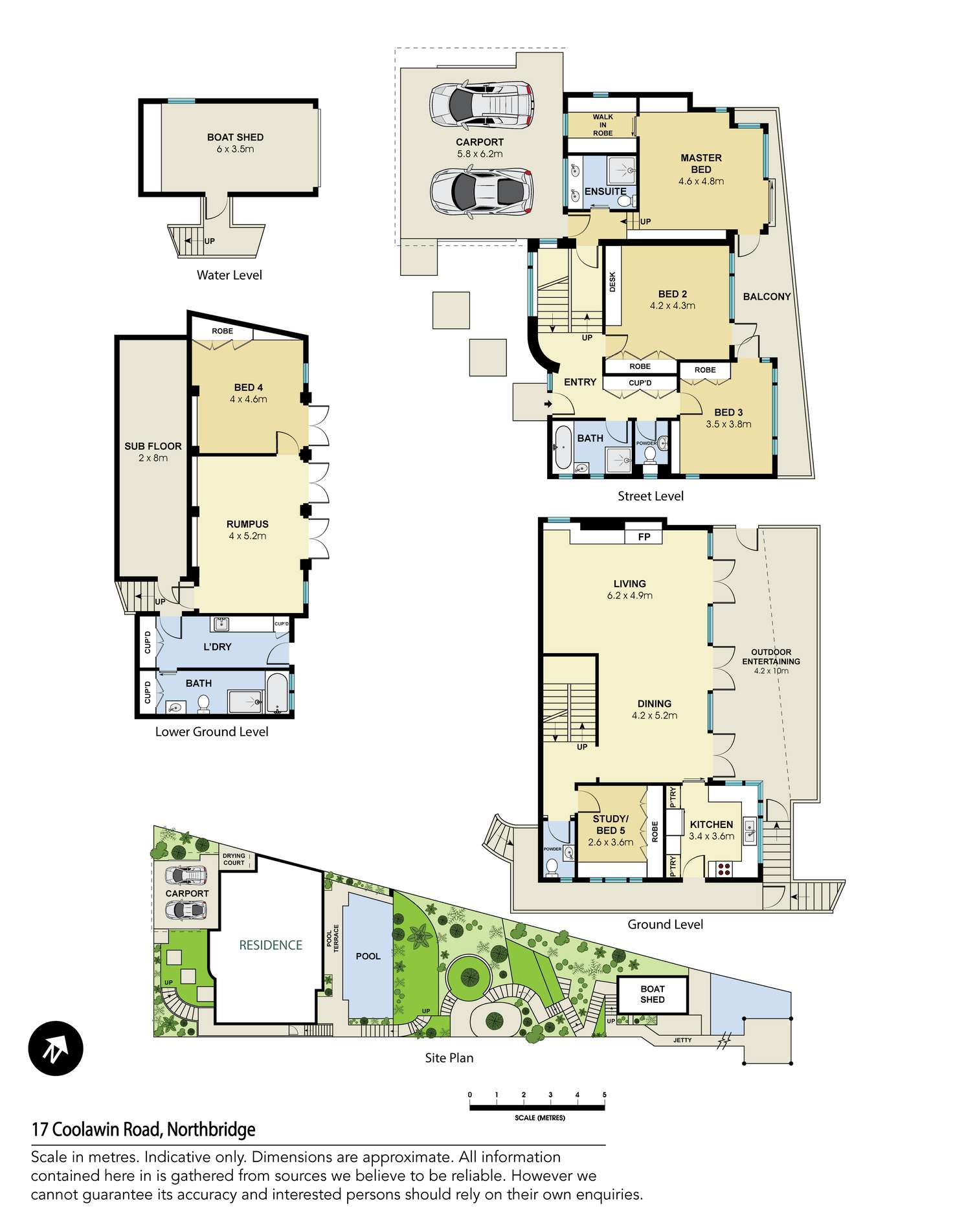 Floorplan of Homely house listing, 17 Coolawin Road, Northbridge NSW 2063