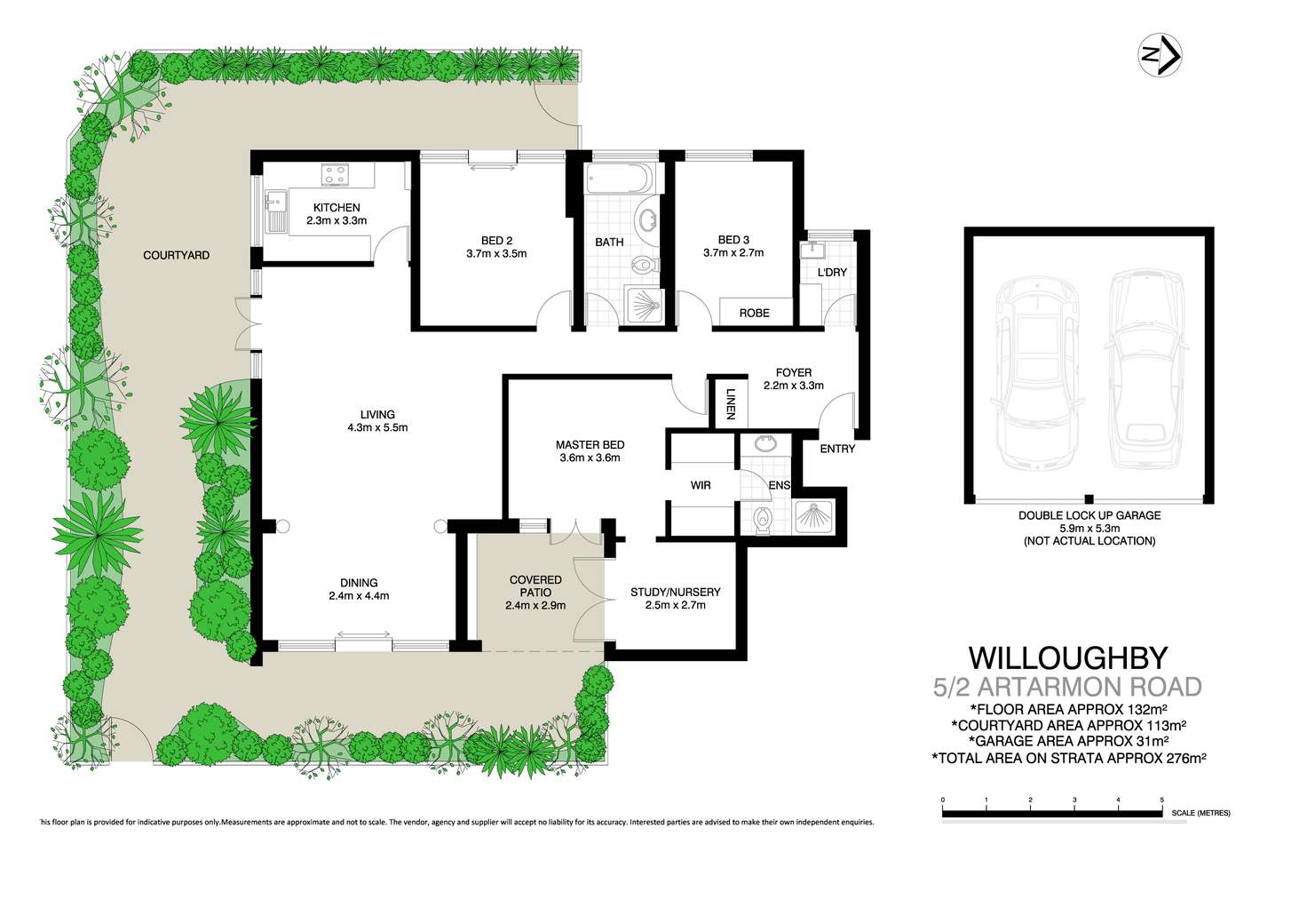 Floorplan of Homely apartment listing, 5/2 Artarmon Rd, Willoughby NSW 2068