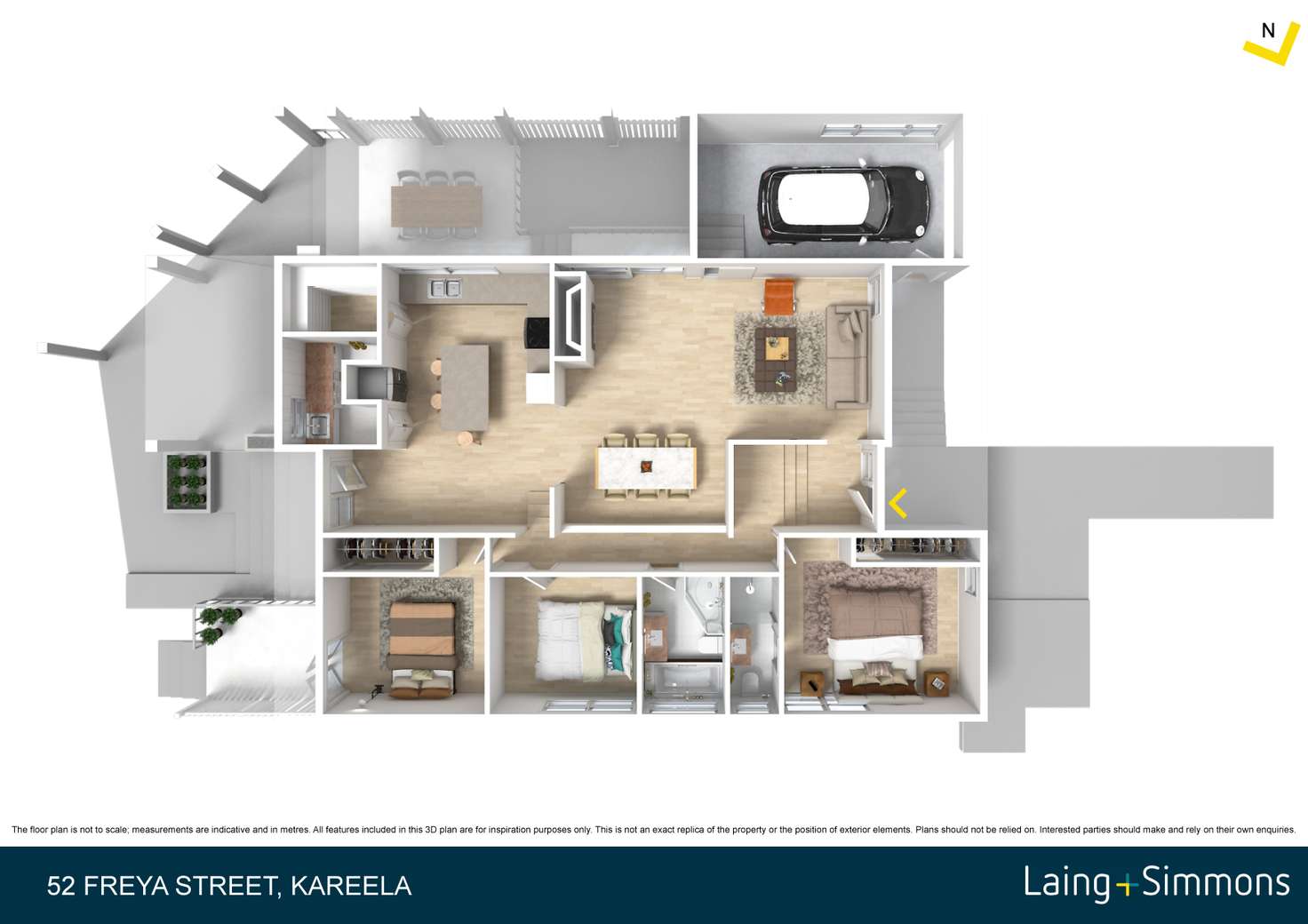 Floorplan of Homely house listing, 52 Freya Street, Kareela NSW 2232