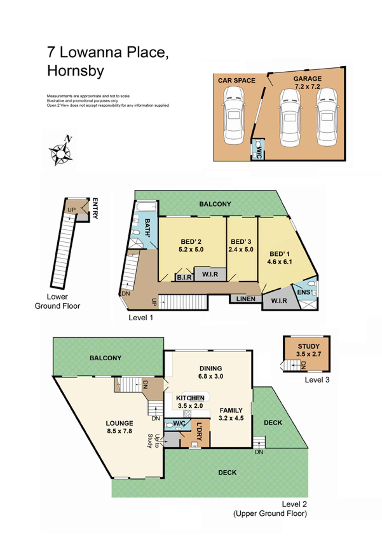 Floorplan of Homely house listing, 7 Lowanna Place, Hornsby NSW 2077