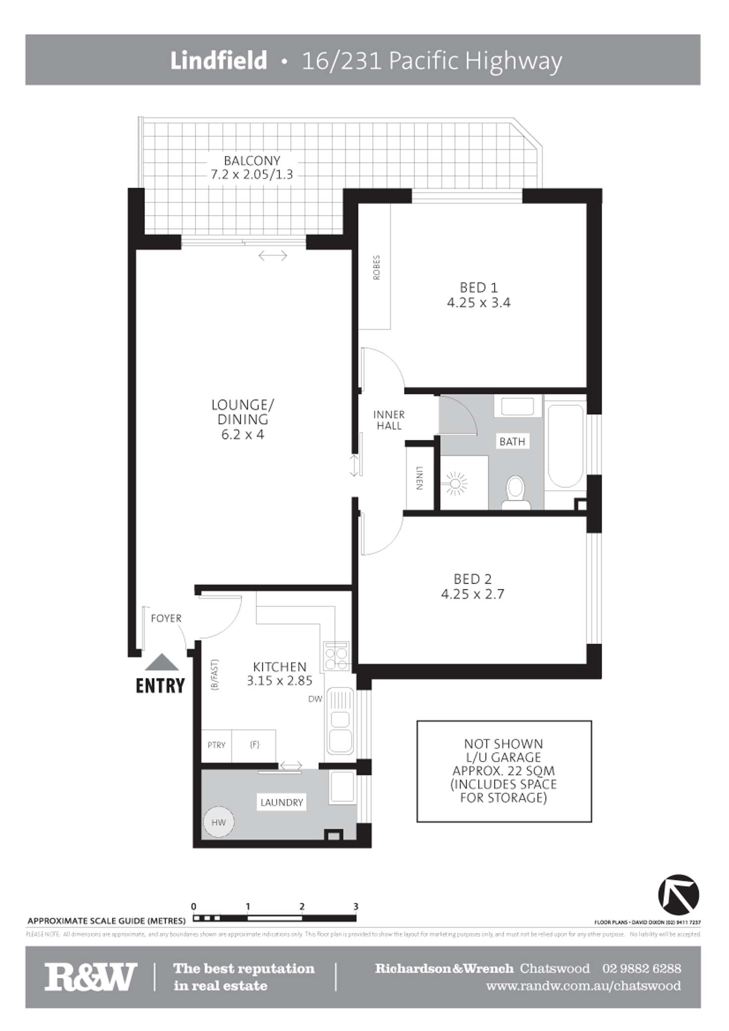 Floorplan of Homely apartment listing, 16/231 Pacific Highway, Lindfield NSW 2070