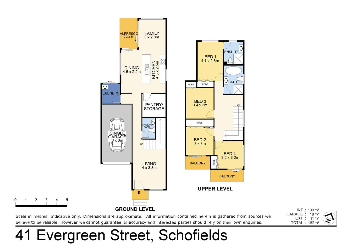 Floorplan of Homely house listing, 41 Evergreen Street, Schofields NSW 2762