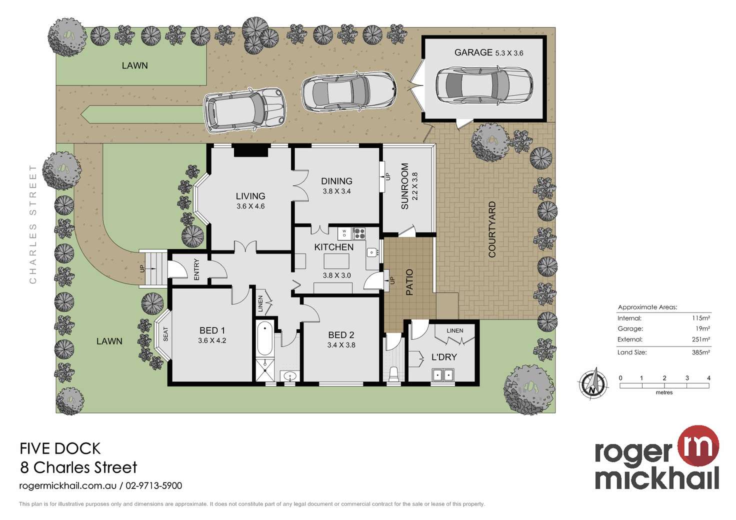 Floorplan of Homely house listing, 8 Charles Street, Five Dock NSW 2046