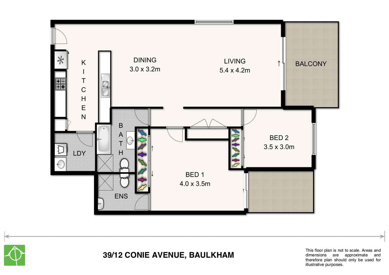 Floorplan of Homely apartment listing, 39/12-18 Conie Avenue, Baulkham Hills NSW 2153