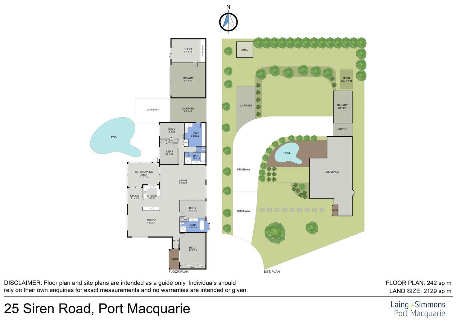 Floorplan of Homely house listing, 25 Siren Road, Port Macquarie NSW 2444